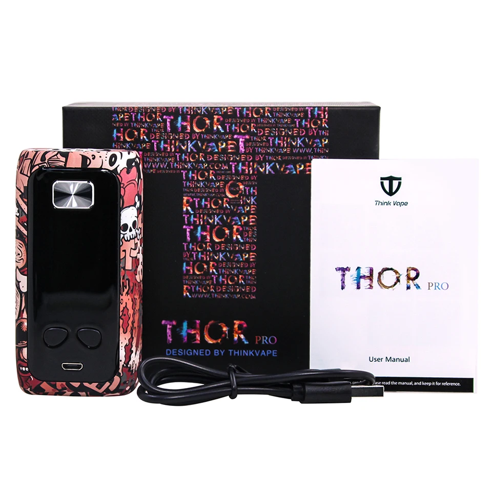 Оригинальный Think Vape Thor pro 220 W MOD ThinkVape TC Vapor Box dual 18650 VW/TC/режим обхода блокировки TFT