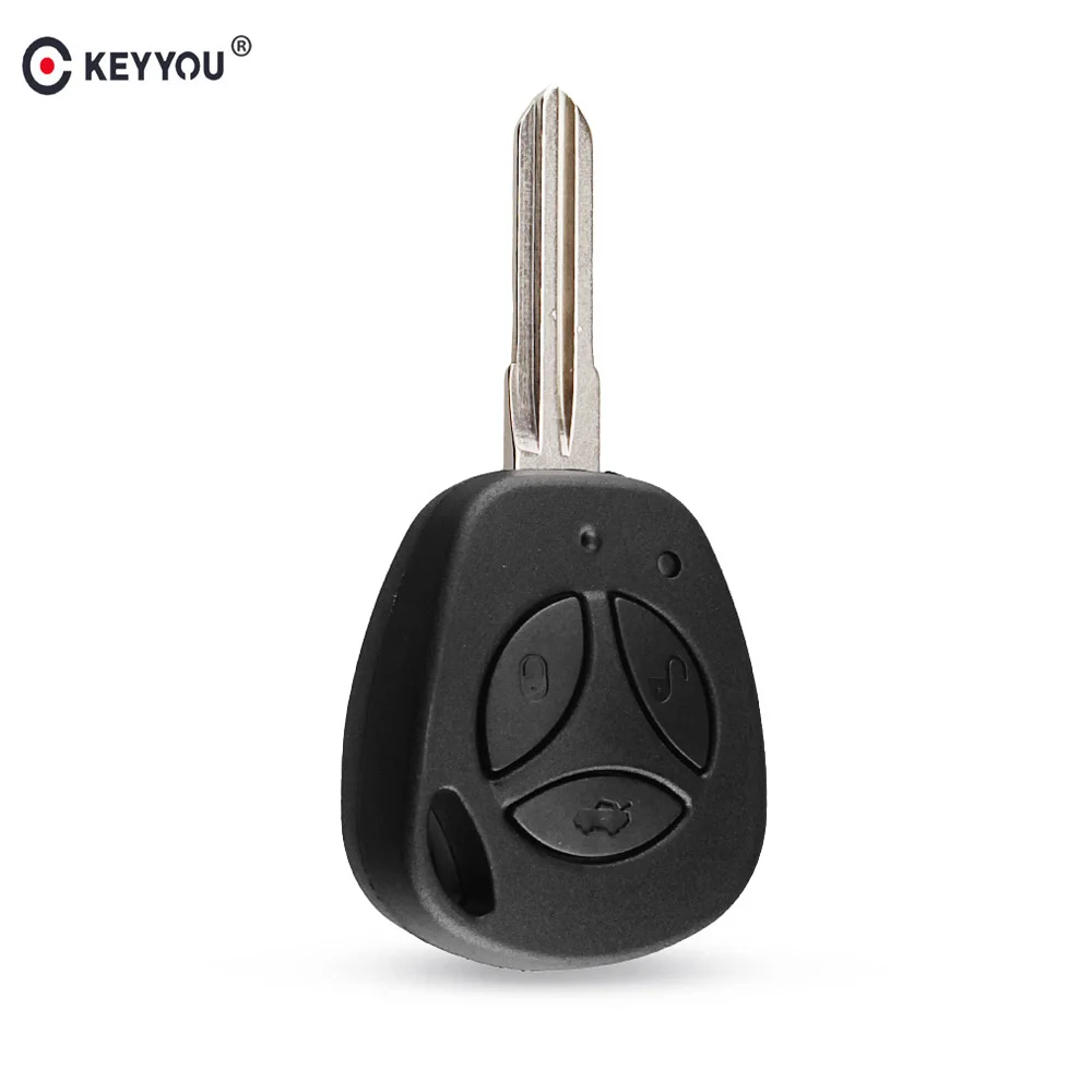 KEYYOU 20X 3 Buttons Flip Replacement Car Key Shell For Lada Vesta Granta Priora Kalina Auto Blank Remote Case Cover Fob | Автомобили и