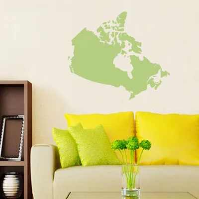 Канада Карта Глобус земля страна стены виниловая наклейка на заказ украшение