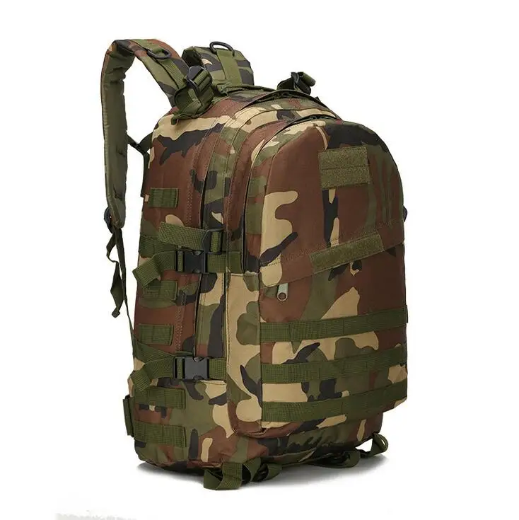 Jungle Camouflage 55L открытый спортивный военный тактический альпинистский рюкзак для кемпинга, походов, рюкзак для путешествий, открытый 3D Сумка - Цвет: Jungle Camouflage