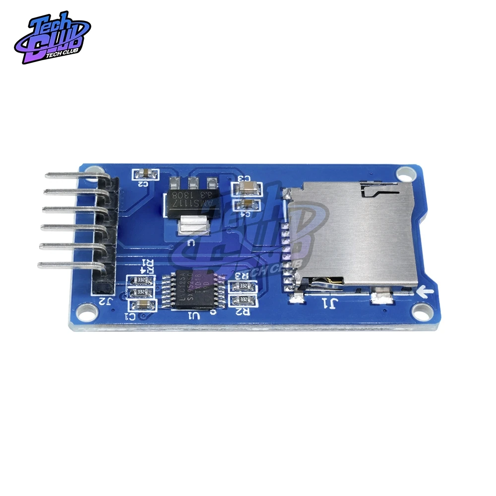 Плата Micro SD 3 В адаптер для TF карты экран памяти Расширенный модуль интерфейс SPI