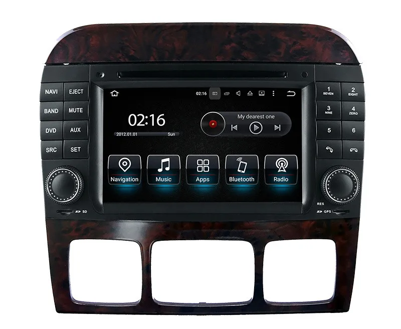 Автомобильный DVD-плеер на Android 8 0 для Mercedes Benz S W220 S280 S320 S350 S400 S430 S500 с GPS-навигацией