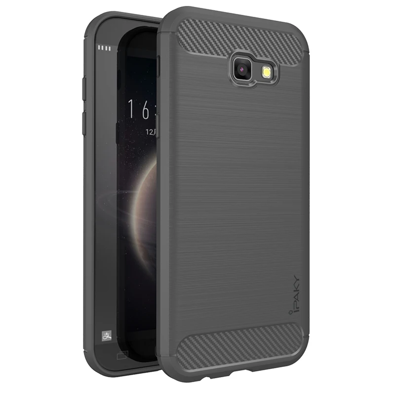 Серый ipaky силиконовый чехол для samsung galaxy a3 a5 чехол Роскошный Матовый ТПУ чехол для samsung galaxy a5 a7 чехол - Цвет: Серый