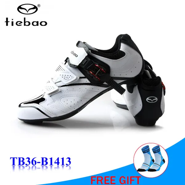 1413 white TIEBAO/Обувь для гоночного велосипеда; zapatillas hombre zapatillas bicicleta; дорожная обувь; sapatilha ciclismo; кроссовки для велоспорта - Цвет: 1413 white