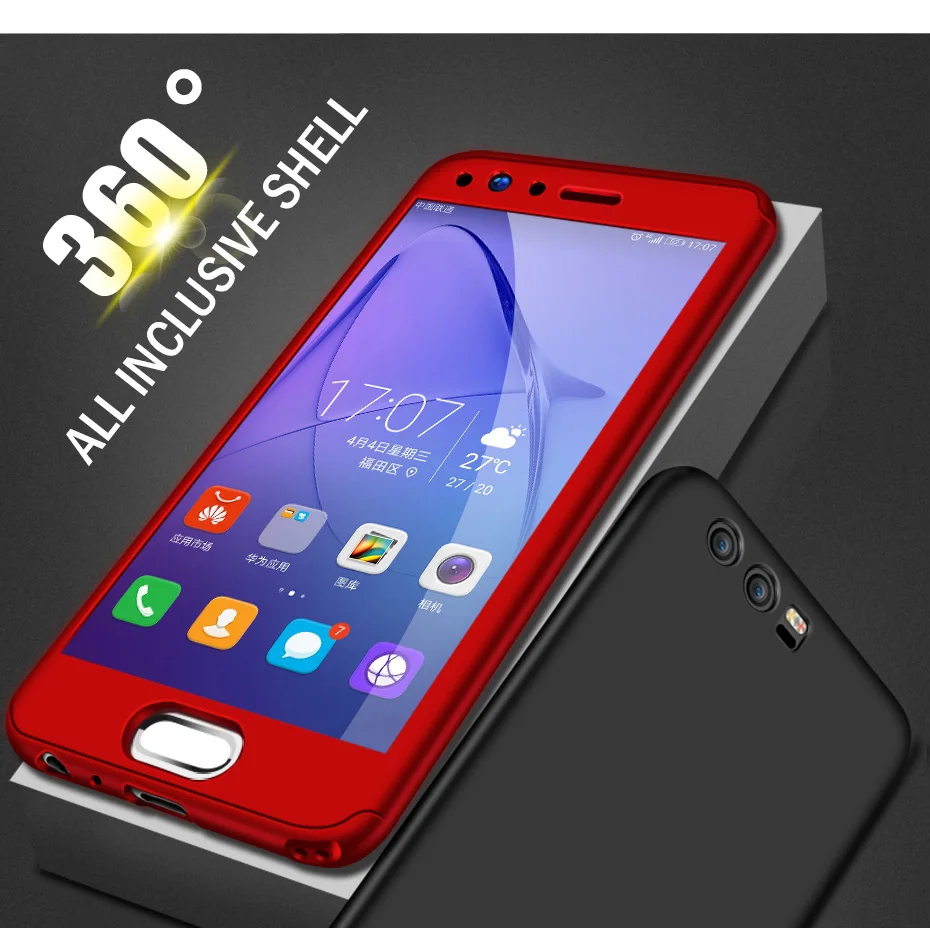 360 градусов полный защитный чехол для huawei Y7 Y6 Pro PSmart Mate20 P20 P30 Lite Pro Honor 8A 8C 7A 7C чехол для телефона со стеклом