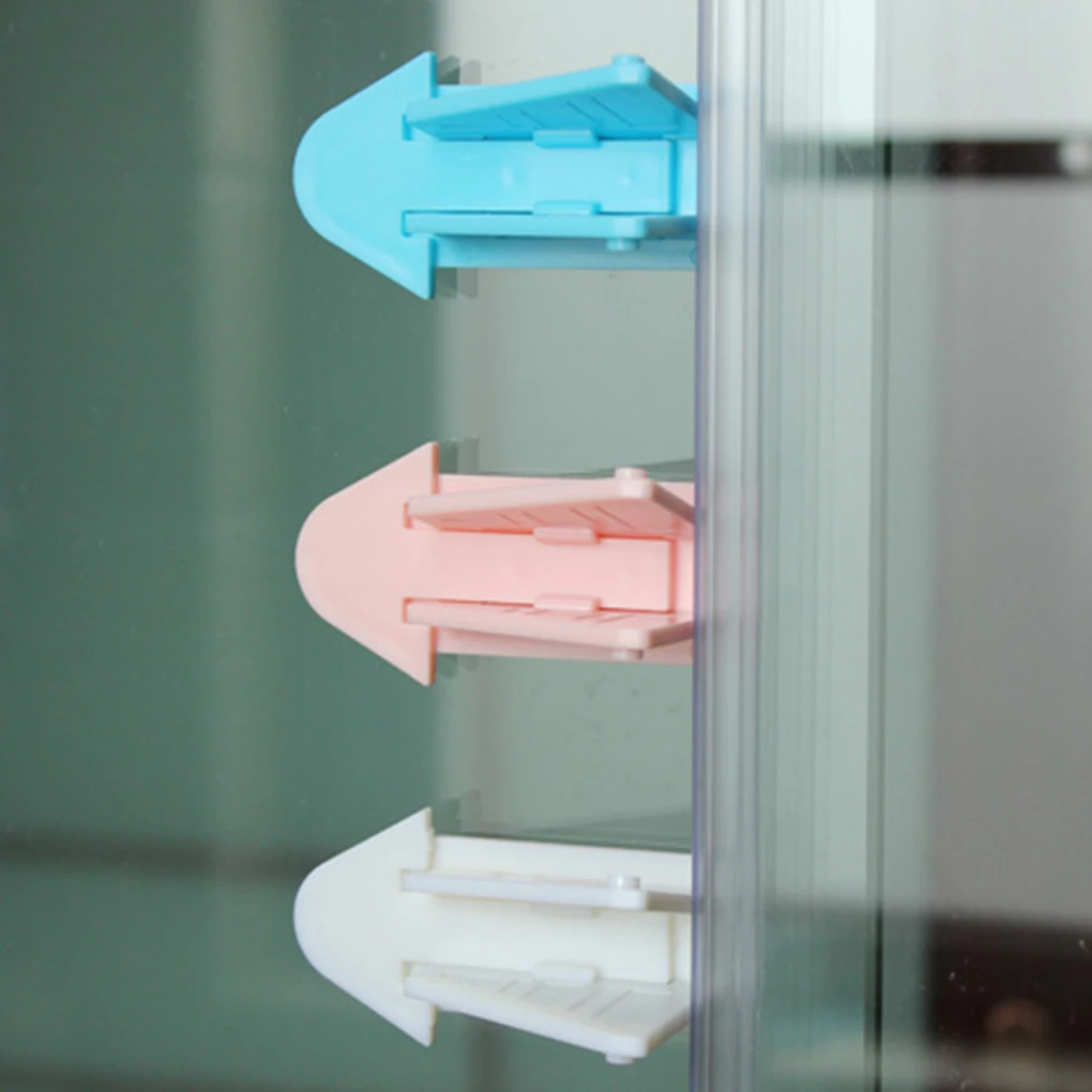 Детский безопасный замок Детские принадлежности трехцветный Стеклянный Замок