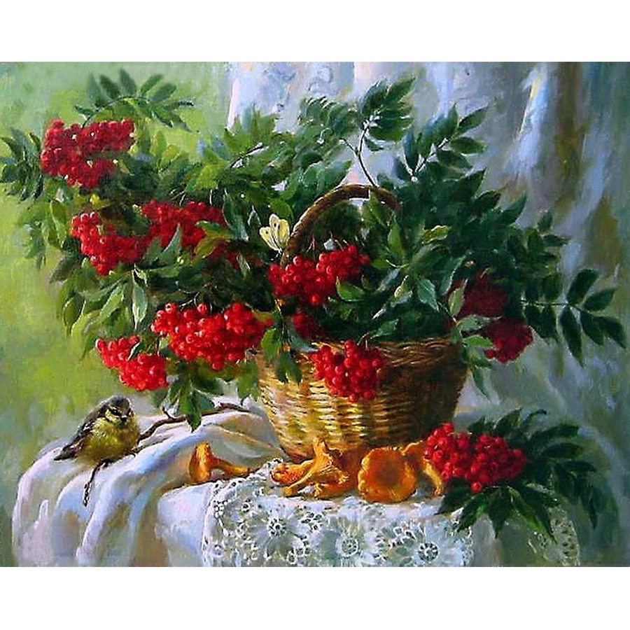 5D DIYSquare Diamond Painting &quotOrchid Candles Stones&quot Embroidery Cross Stitch Rhinestone Mosaic Gift ST385 | Дом и сад