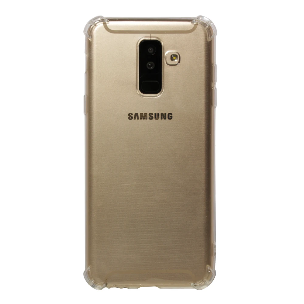 For Samsung Galaxy A6 Plus 2018 Case Clear Transparent TPU Silicone Shockproof Phone for Back Cover | Мобильные телефоны и