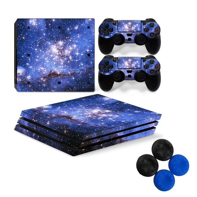 Новая игровая станция 4 Pro игры кулон со стрелками для вечернего звездного неба кожаная наклейка на контроллер для Playstation 4 PRO игры PR157