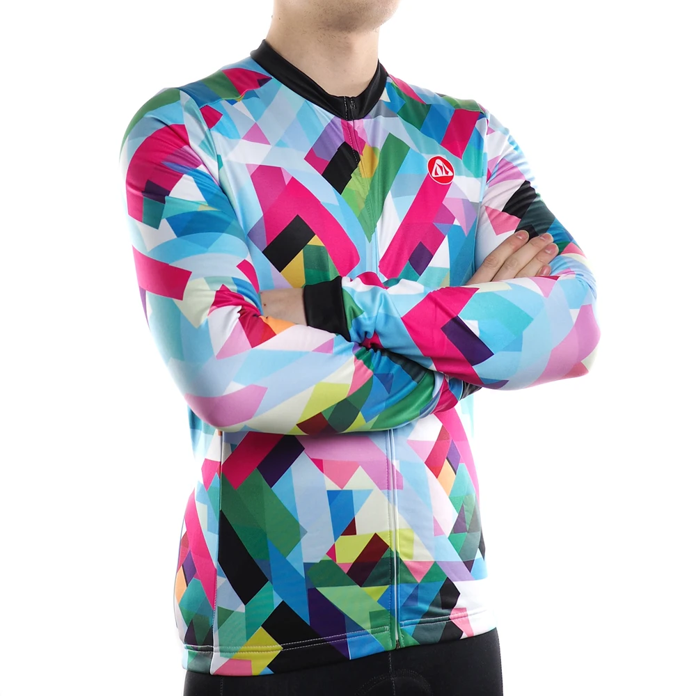 Мужская велосипедная рубашка Racmmer дышащая с длинным рукавом одежда 2020 | Спорт и