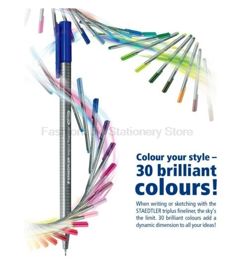 STAEDTLER 334 C36 36 цветов художественные маркерные ручки набор 0,3 мм мелкая рисованная точка художественная маркер ручка чернила на водной основе без токсинов дизайн креативный набор