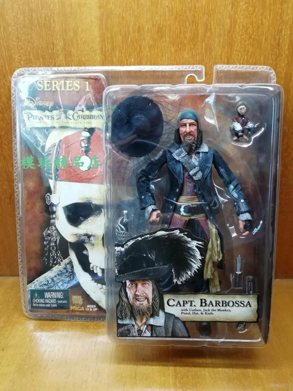Barbosa капитан Пираты Карибы NECA 6 дюймов кукла 7 дюймов барбосса рука модель S166