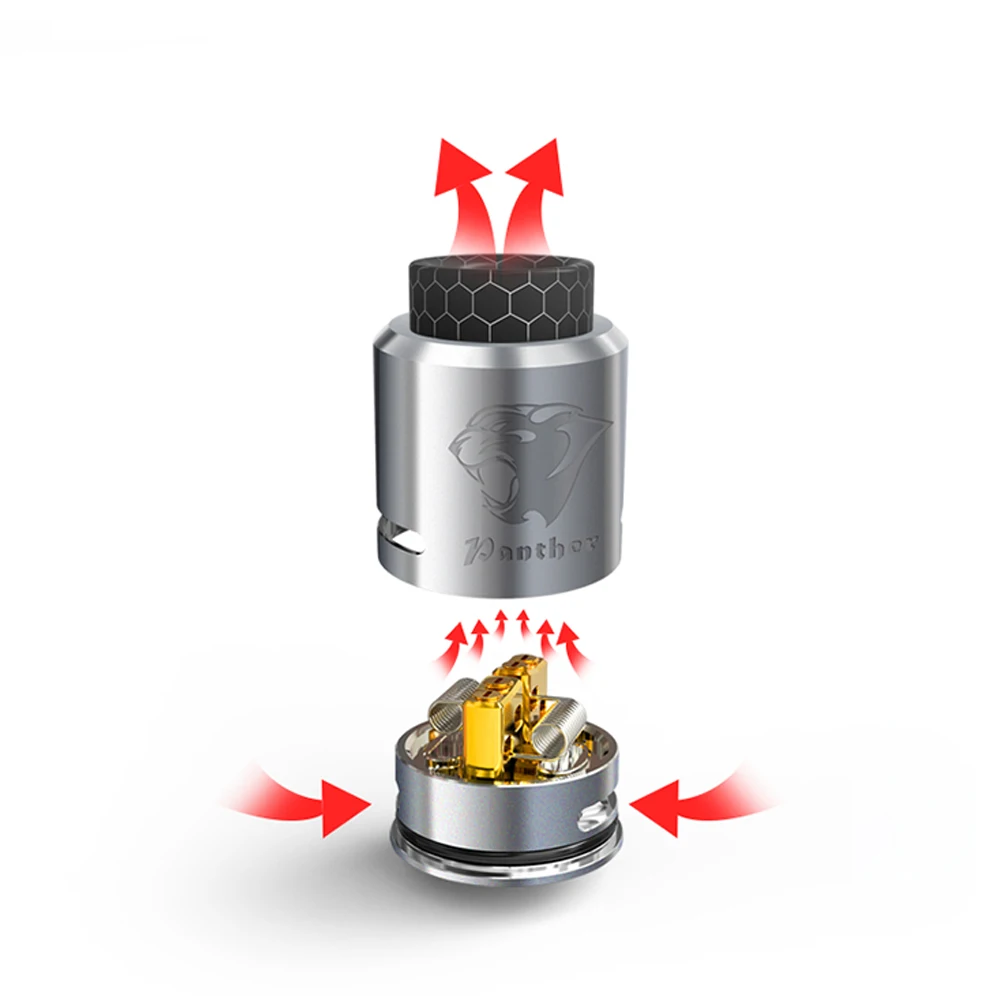 Оригинальный Ehpro Panther BF RDA бак 24 мм электронная сигарета DIY двойные катушки для Squonk