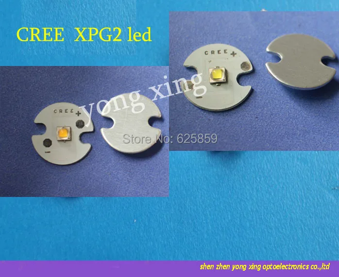 Светодиодный излучатель Cree XPG2 10 светодиодов 1 5 Вт холодный белый 6000 6500K с 20/16/14/12/8