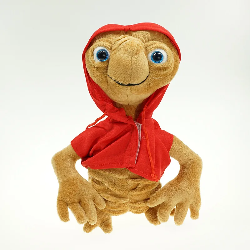 Красный 22 см Kawaii E.T плюшевые игрушки и экстра-Земные Е. Т мягкие куклы игрушки с тканью Детские игрушки - Цвет: Красный