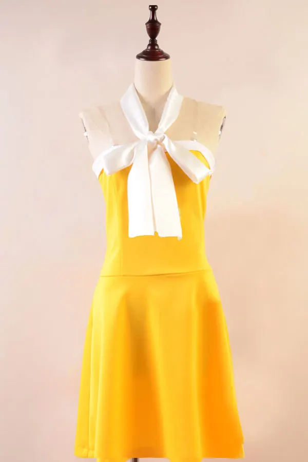 Сказочный хвост костюм для косплея Леви макгарден полный комплект Аниме желтое