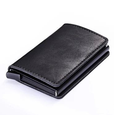 Casekey Desinger кожа Тонкий Rfid мини карты кошельки для мужчин