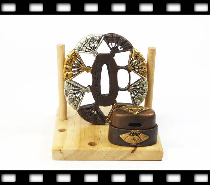 TFK020 самурайский Катана вентилятор TSUBA FUCHI Кашира фитинги для DIY|fitting| |