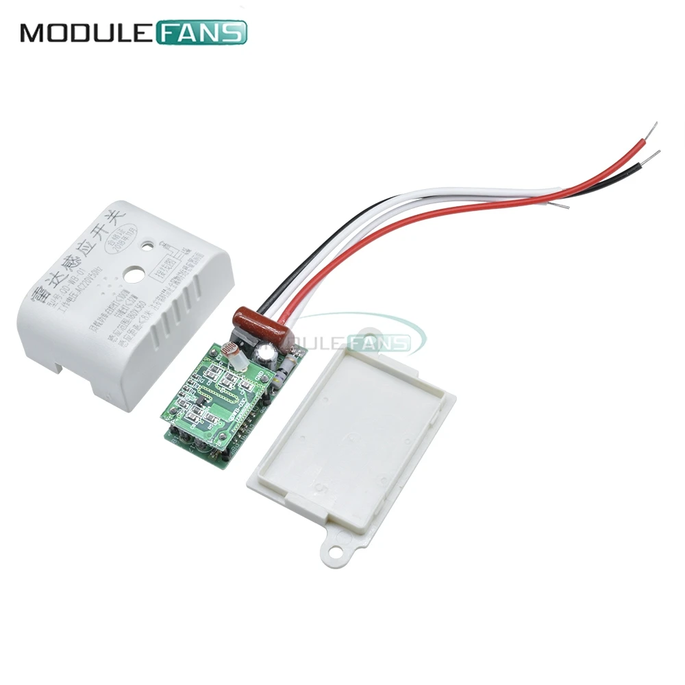 220V Auto Infrared Body Motion Sensor PIR Sensing Switch Microwave Radar Sensor