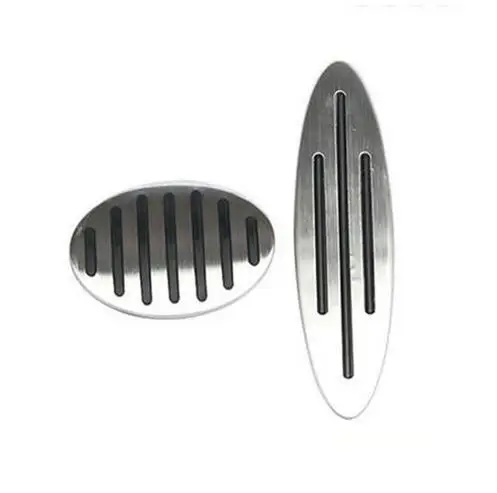 AT 2pcs Газ топливный тормоз подножка MT Педали для MINI Cooper One Hatch Hardtop Countryman JCW R56 R60 R61 F54 F55 F56 стайлинга автомобилей - Название цвета: AT 2pcs