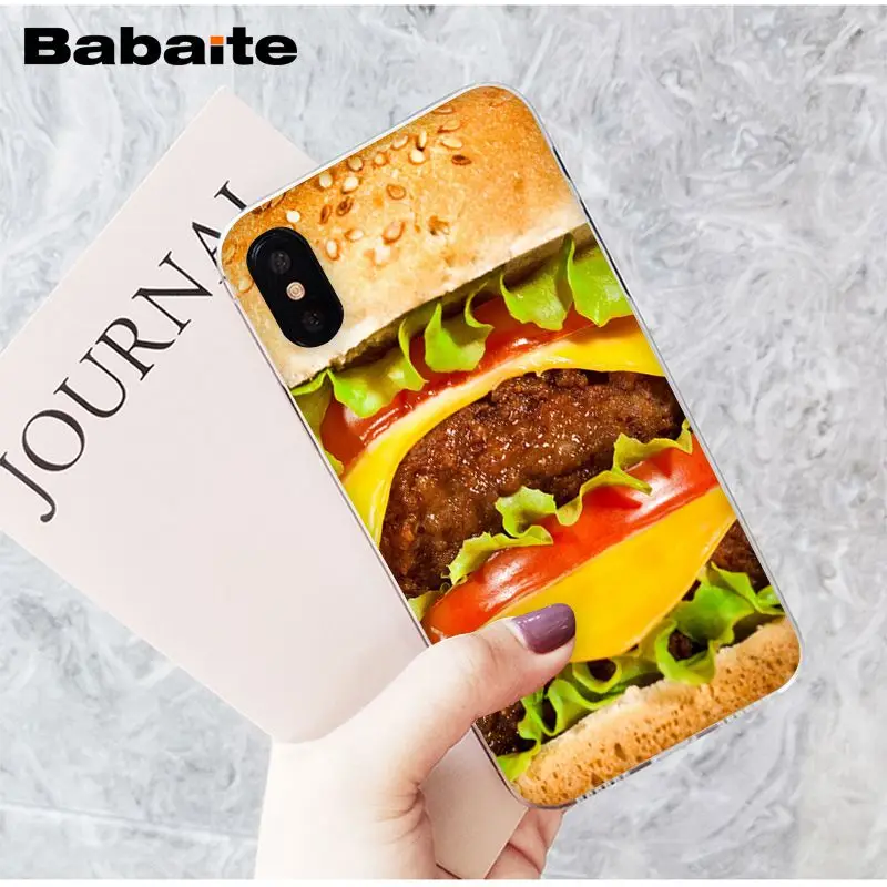 Babaite еды шоколадное печенье картофель фри beer2 Smart Cover мягкий чехол для телефона с