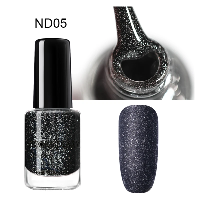 ND05 Nicole Diary 6 мл перламутровый матовый лак с блеском для ногтей мерцающий серебряный золотой лак для Декорирование ногтей Декоративный Лак для ногтей на водной основе - Цвет: ND05