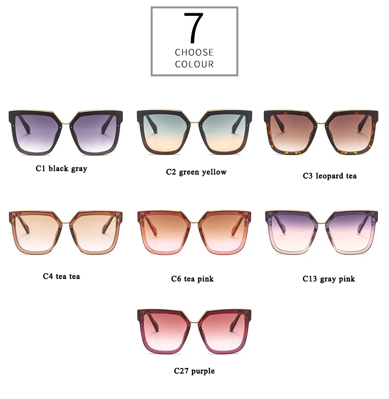

LongKeeper Cat eye Sunglasses Women Oversized Irregular Sun Glasses Retro Female Travel Eyewear UV400 Gafas de sol