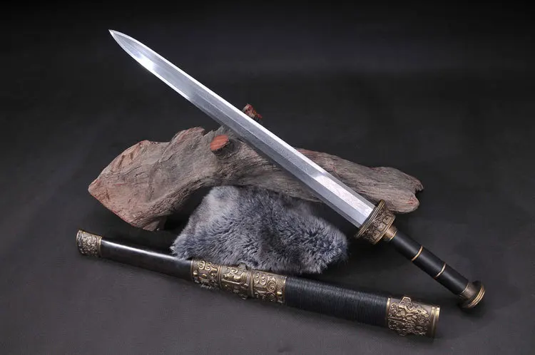 Высококачественный Китайский Меч HAN JIAN клинок из марганцевой стали|saya|saya sword |