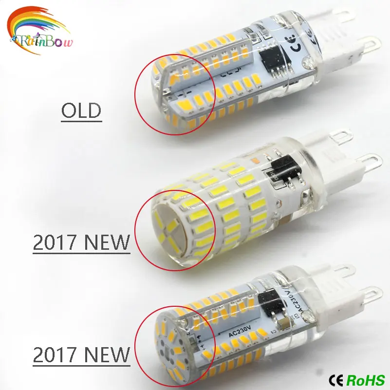 Низкая цена 2017 новые 220 В G9 G4 Светодиодная лампа лампада LED g9 лампы 360 Угол луча