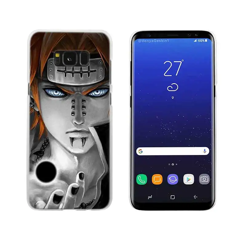 09 Чехол Sheli Hokage Pain Наруто Какаши прозрачный Note 10 9 pro Жесткий чехол для samsung S4 S5 S6 S7 S8 S9 Plus Edge Mini s10 lite - Цвет: 09