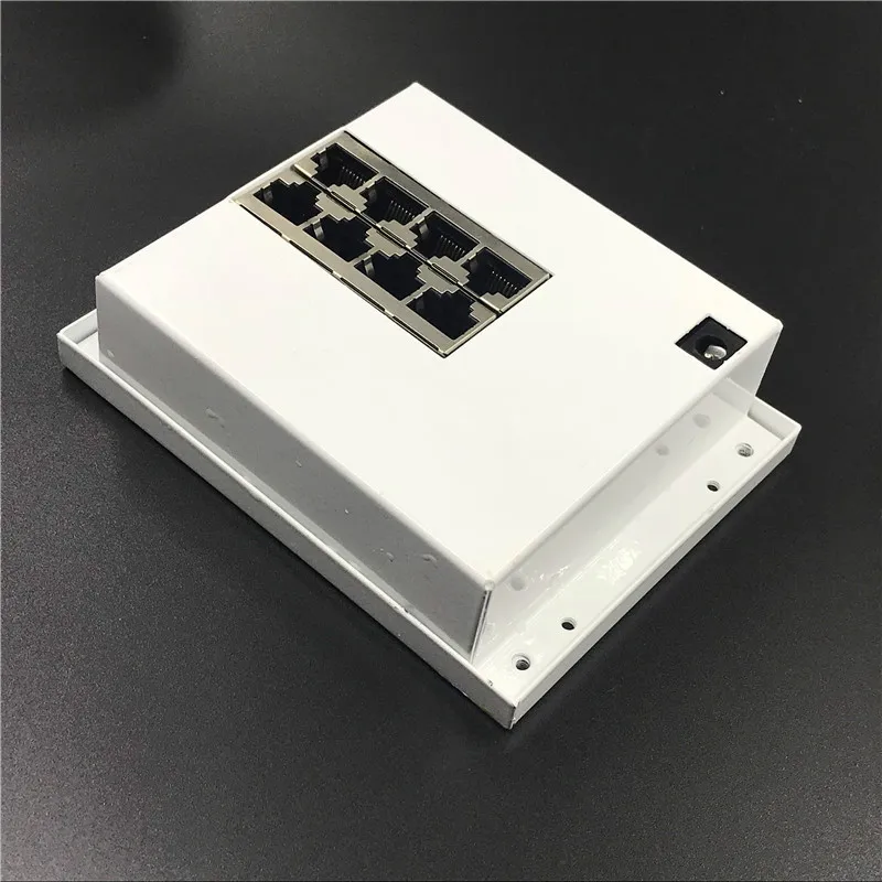 Поо PBC 8 порт Gigabit Ethernet коммутатор портов met pin way header 10/100/1000 m концентратор 8way