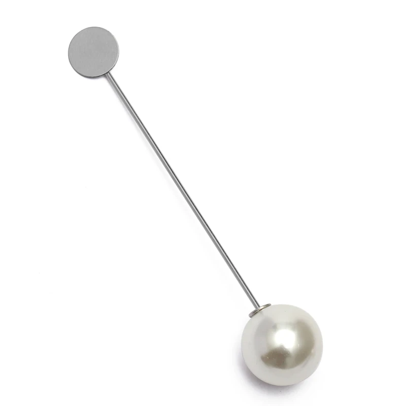 rhodium pearl 10 шт., 10 мм/15 мм, Пустые Основы для броши, безопасные булавки, медный лацкан, основа, пустая палочка, булавка, брошь, настройки, ободок, лотки, сделай сам - Цвет: rhodium pearl