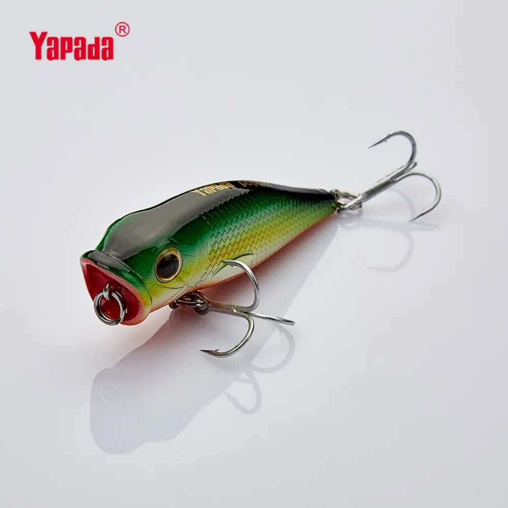YAPADA Popper 815 Red lips 8 г 70X19X15mm многоцветная Тройной Крючок искусственная приманка