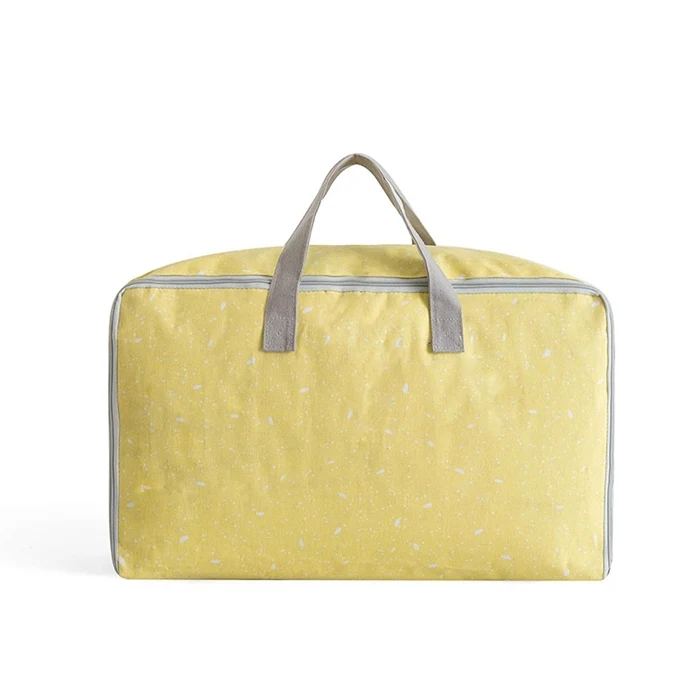 cool-yellow Льняные хлопковые одеяла, сумка для хранения, коробка для хранения одежды, большие размеры, органайзер для шкафа под кровать, хранение для постельных принадлежностей, одежда - Цвет: cool-yellow