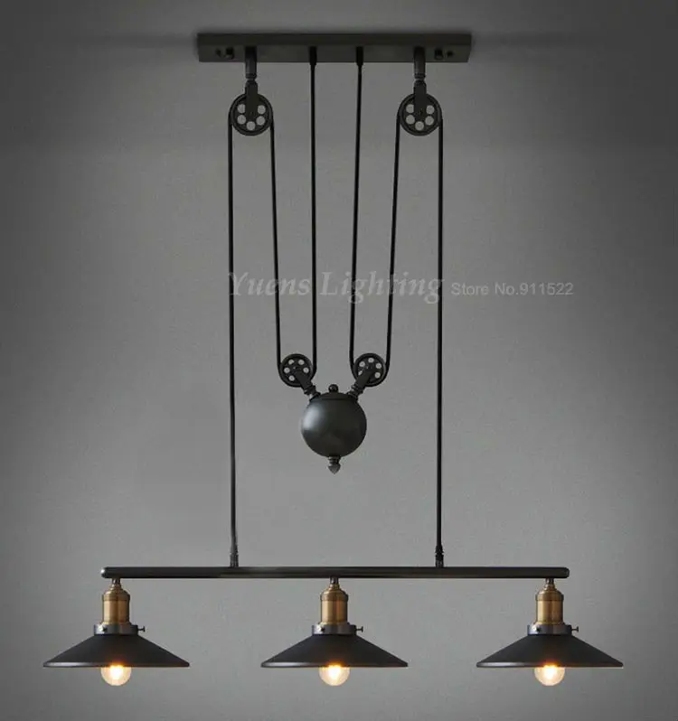 Винтажный подвесной светильник в стиле лофт s Железный потолочный для бара кухни