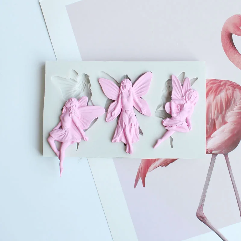 Fairy Baking Cake Mold Silicone Mold Pastry Chocolate Mould Candy Biscuits Mo Cookie Cutter Cookie Cutter Fondant Tool