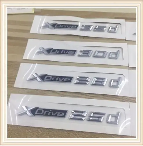 1 шт. новый автомобильный Стайлинг 3D ABS Xdrive 20d 25d 28d 30d 35d 40d 45d 48d 50d боковой значок