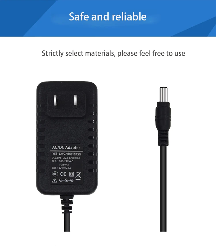 Блок питания 12 V 2A блок питания для камеры DVR NVR AC 110 V 220 V к DC 12 V адаптер питания монитор светодиодные полосы света