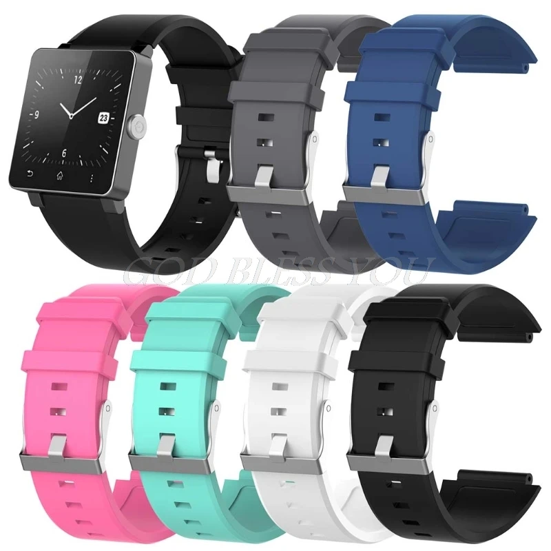 Силиконовый сменный ремешок на запястье браслет для часов Sony Smartwatch 2 SW2 Прямая