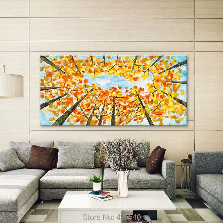 Картина маслом на холсте палитра нож импасто картина стену домашний Декор