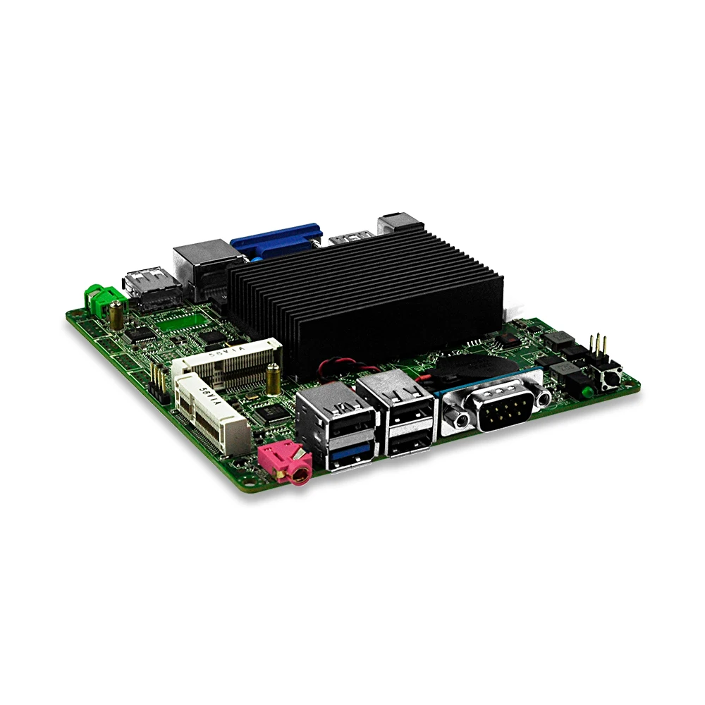 Ультра тонкий нано мини-itx материнская плата Q1900G-P celeron J1900 quad ядро linux DC 12V