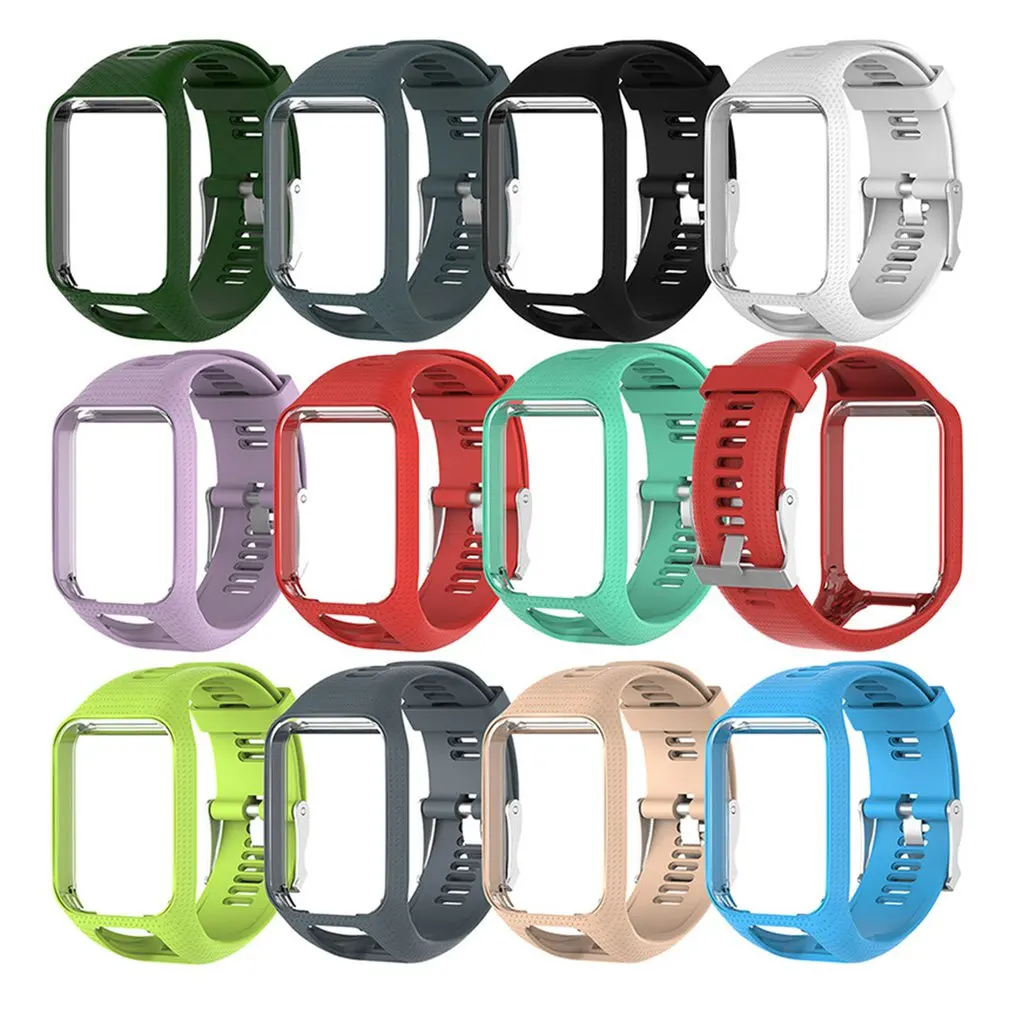 Ремешок для часов Tom 2 3 Series силиконовый сменный ремешок TomTom Runner GPS часы|Ремешки