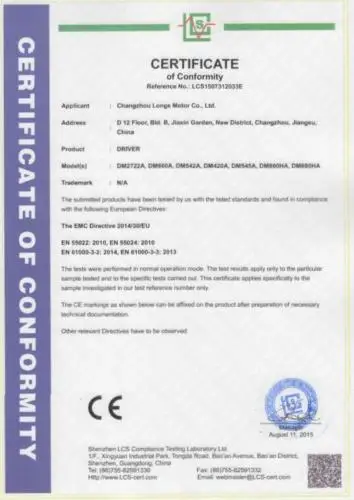 Де корабль Драйвер шагового двигателя DM542A двигатель постоянного тока 4.2A 18 50VDC ЧПУ