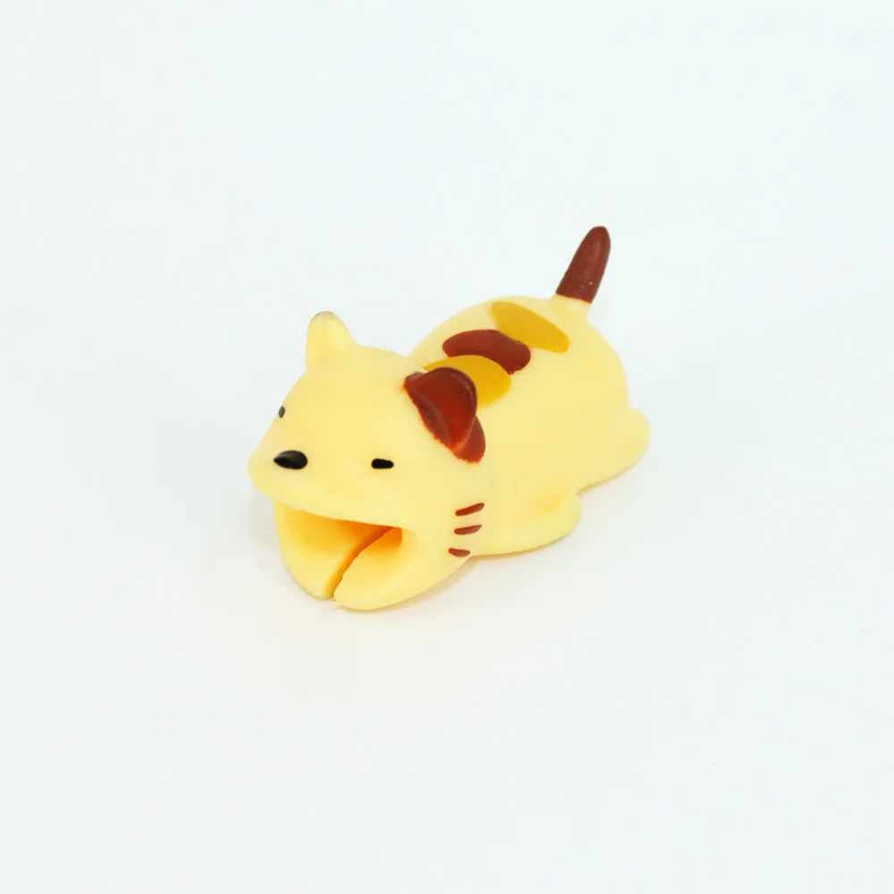 Cat Shape Прекрасный мультфильм зарядный кабель протектор для iPhone iPad Телефон планшеты usb линия зарядки животных стиль кабель укуса Winder Cover - Цвет: Cat Shape
