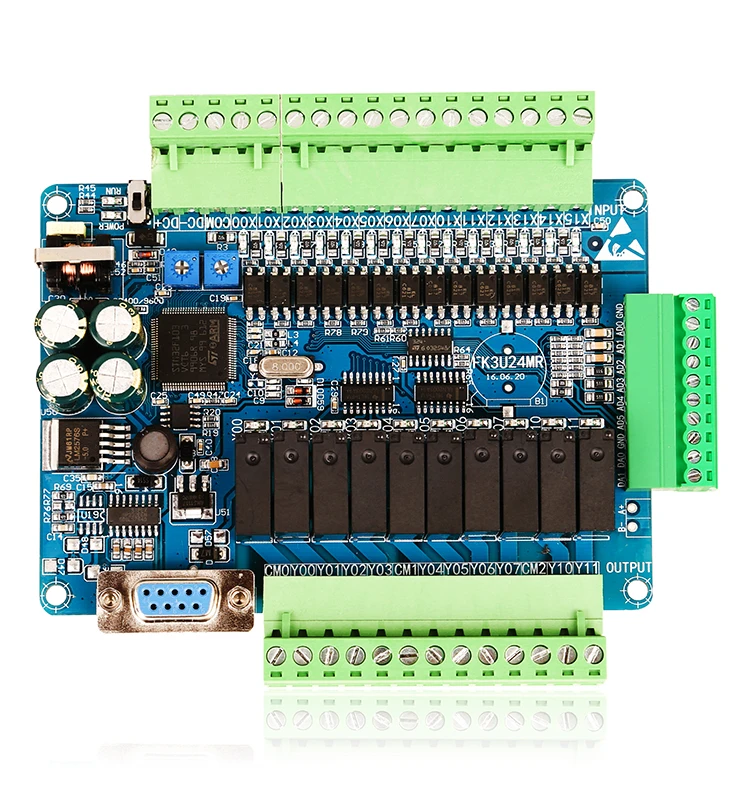 

Drone FX3U-24MR high speed domestic PLC industrial control board with 485 communication and calendar year Transparent shell