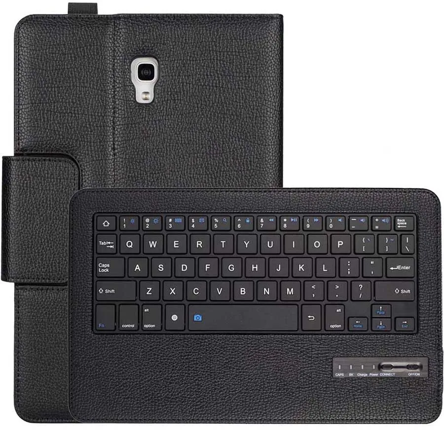 Bluetooth клавиатура из искусственной кожи чехол для samsung Galaxy Tab A A2 10,5 ''T590 T595 Съемная Беспроводная клавиатура подставка для планшета