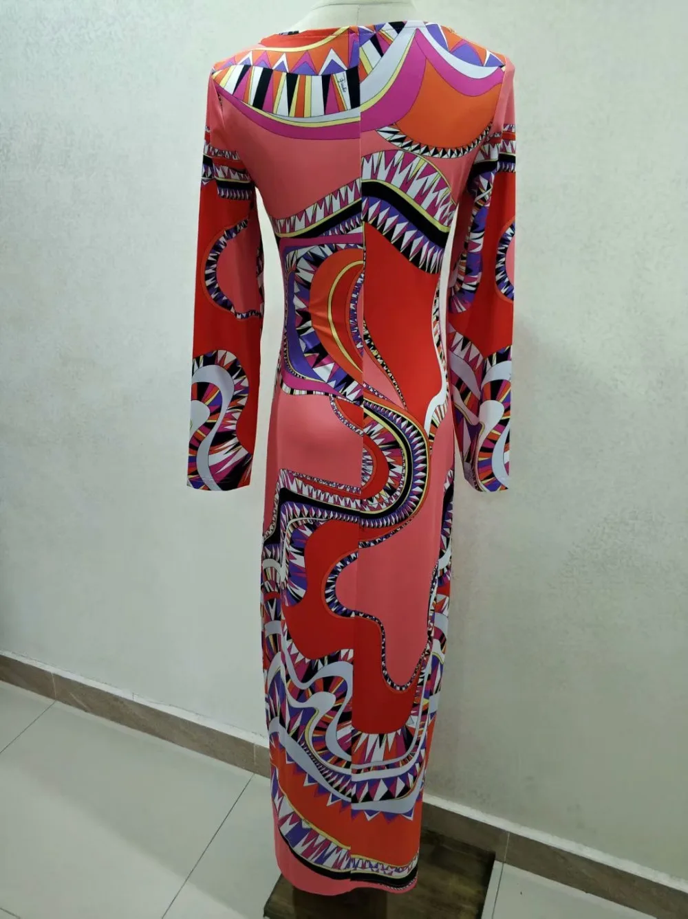 EFATZP Весна 2015 новое поступление Роскошные бренды с длинными рукавами красочный