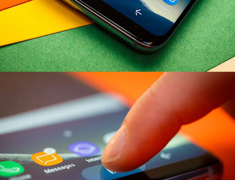 Мобильный телефон samsung Galaxy S8 4G LTE, четыре ядра, 4 Гб ОЗУ, 64 Гб ПЗУ, 5,8 дюймов, 12 МП, смартфон с отпечатком пальца