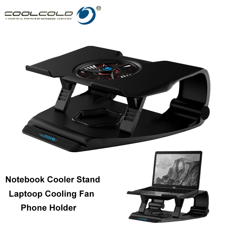 Охлаждающая подставка COOLCOLD для ноутбука с одним вентилятором охлаждающая