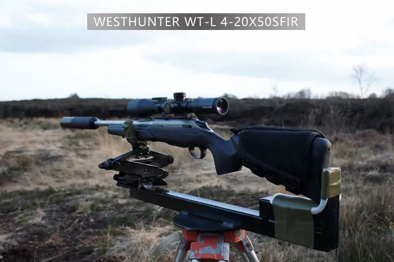 Ударопрочный военный прицел WESTHUNTER WT-L 4-20X50 Воздушный пистолет Оптика прицел Охотничий Тактический